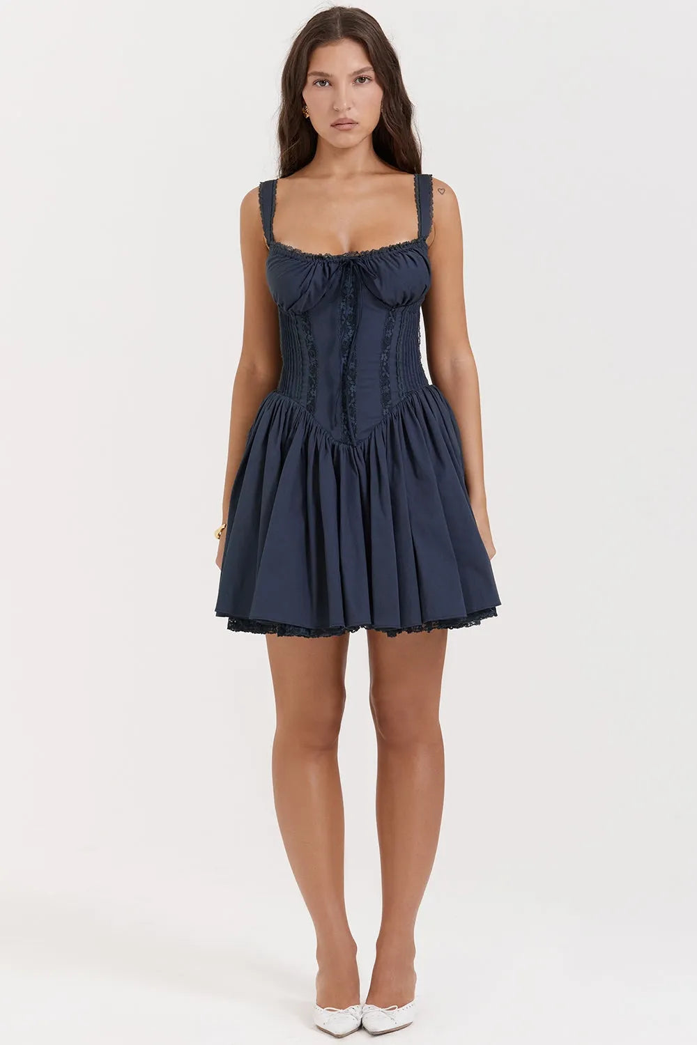 Vestido Curto de Algodão - Lindele Exclusive