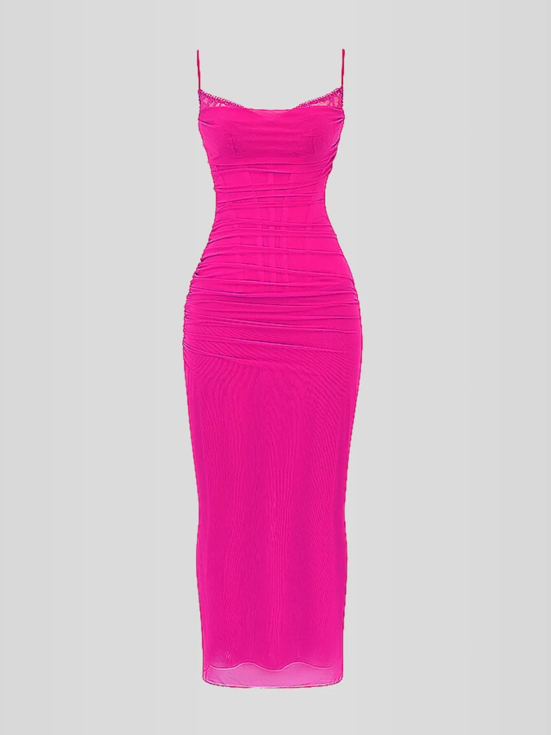 Vestido Longo Slim - Lindele Exclusive