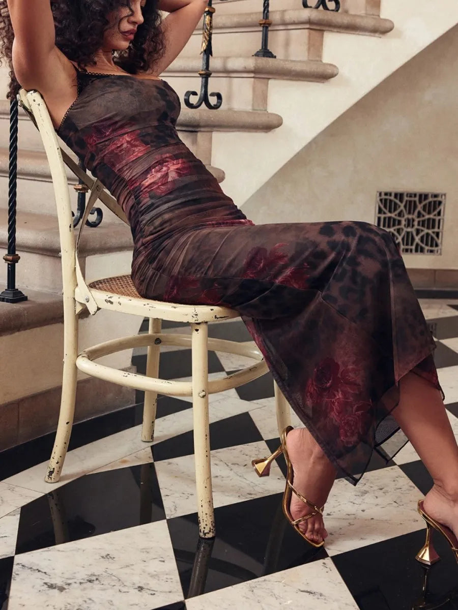 Vestido Longo Slim - Lindele Exclusive