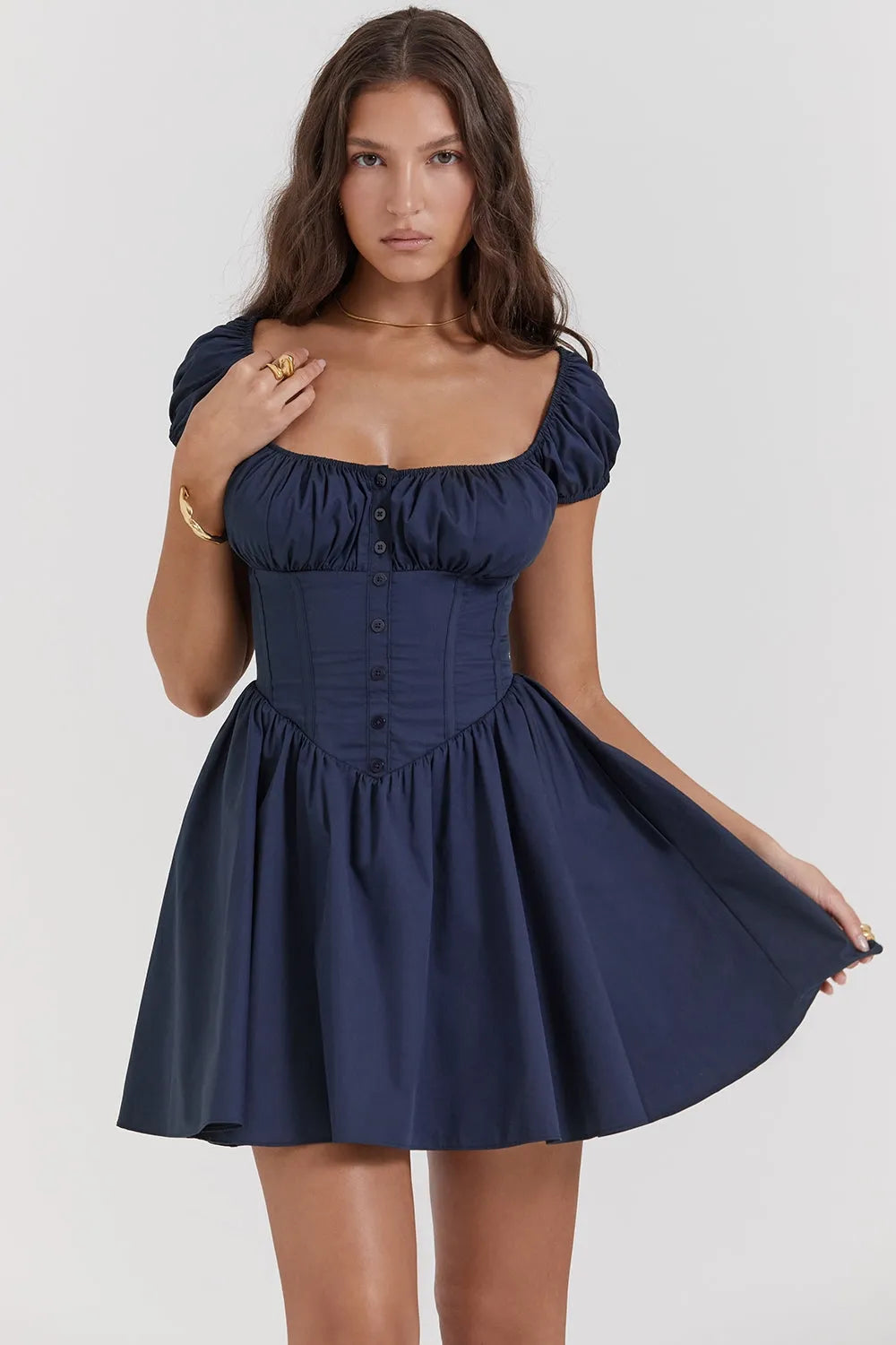 Vestido Curto Bustier - Lindele Exclusive