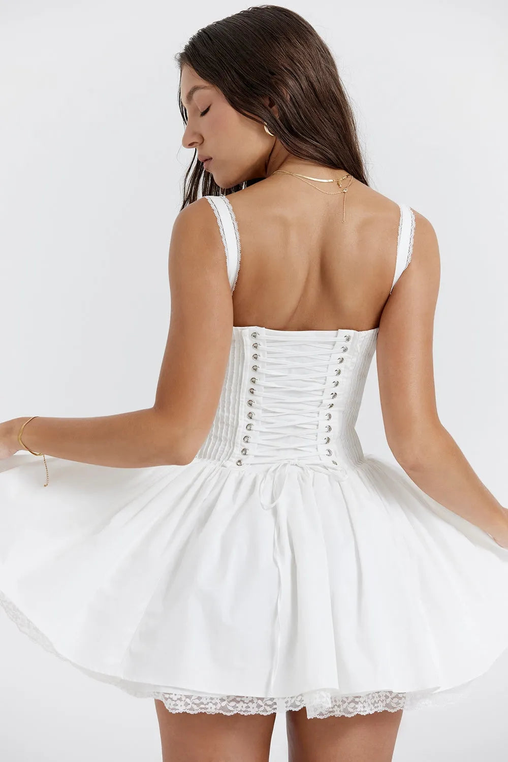 Vestido Curto de Algodão - Lindele Exclusive