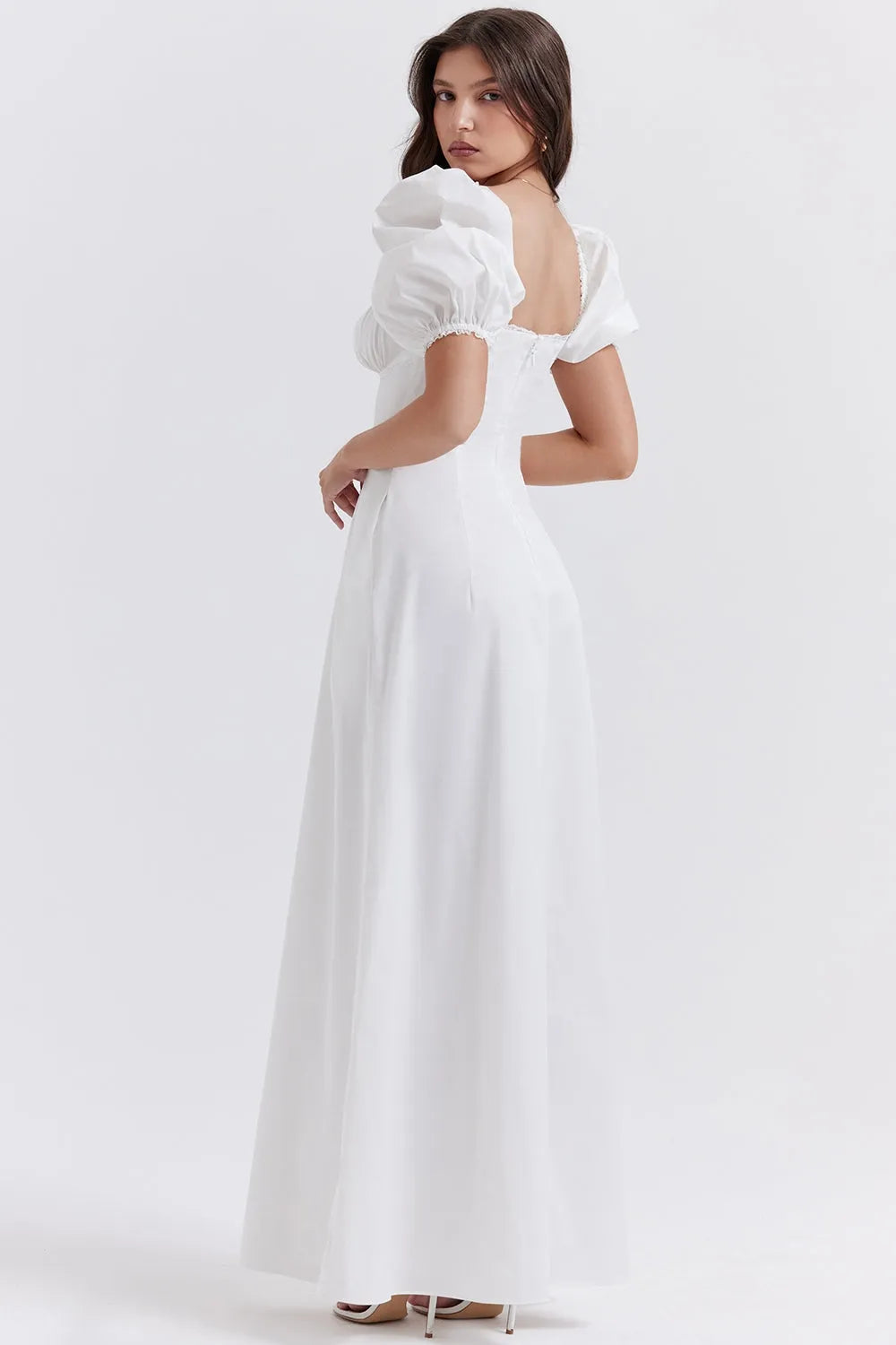 Vestido Longo Com Algodão - Lindele Exclusive