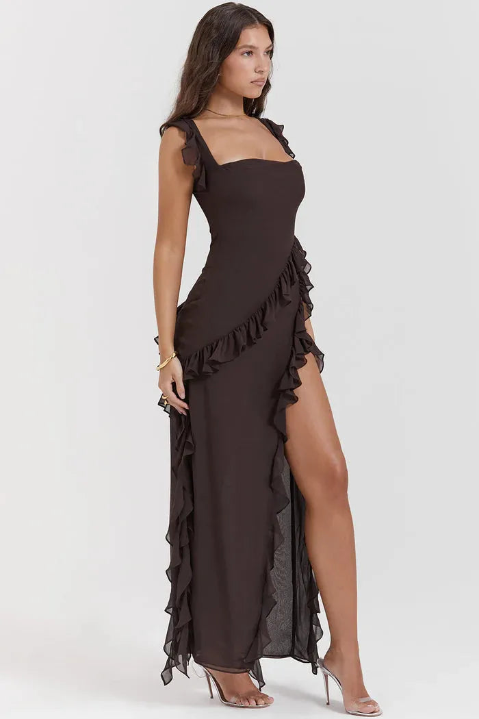 Vestido Longo Split - Lindele Exclusive