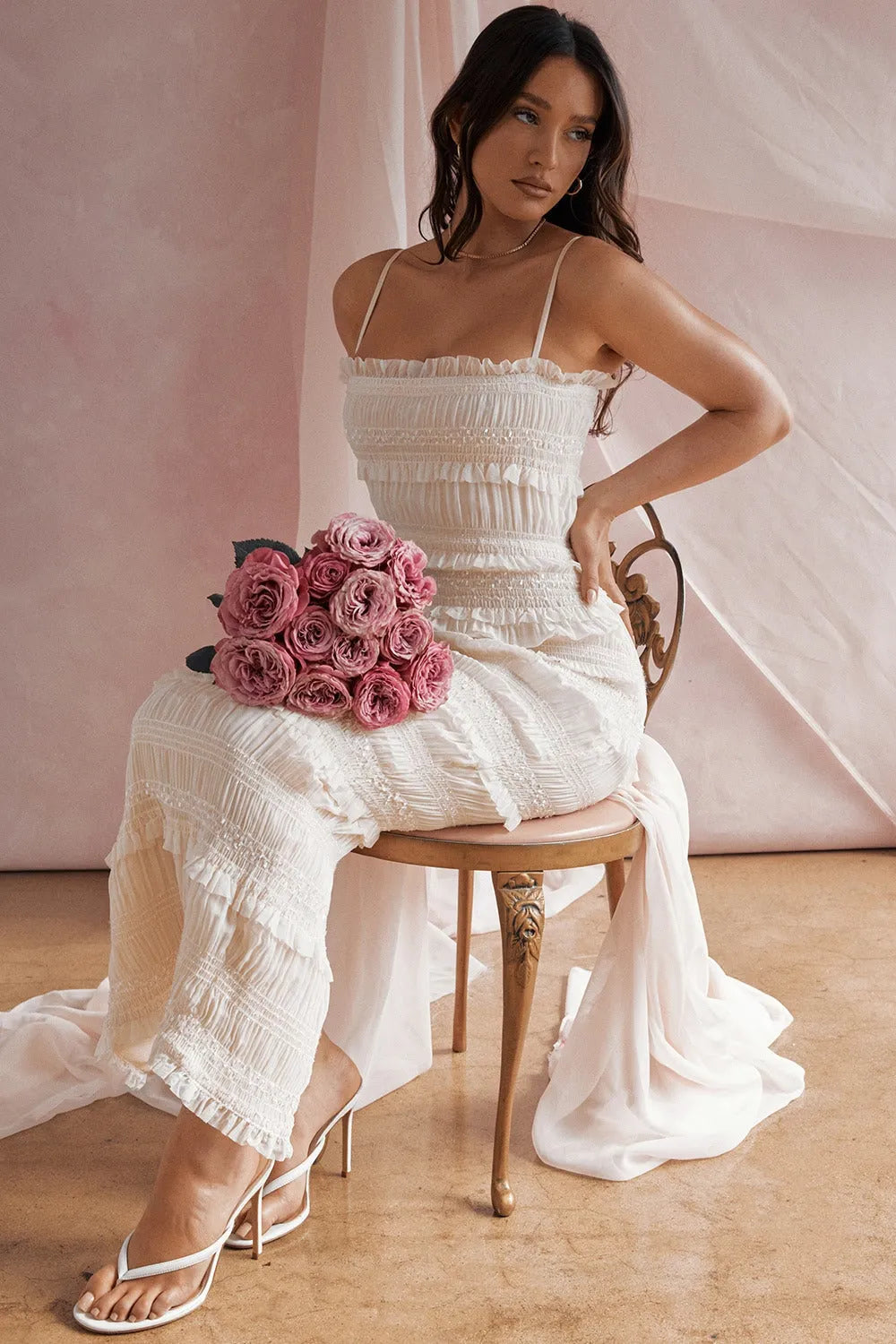 Vestido Longo Comprimento - Lindele Exclusive