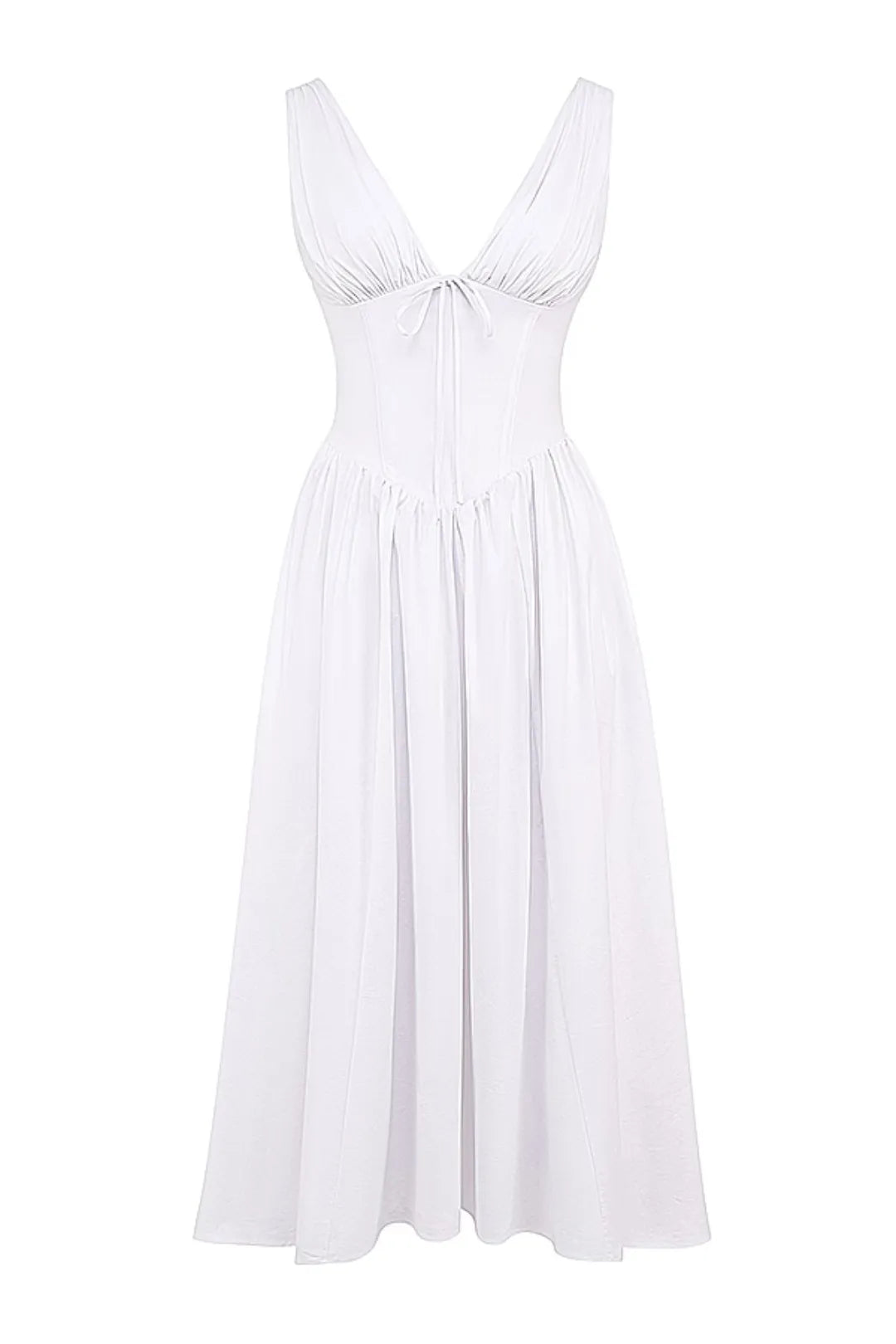 Vestido Midi Liso Modelador - Lindele Exclusive