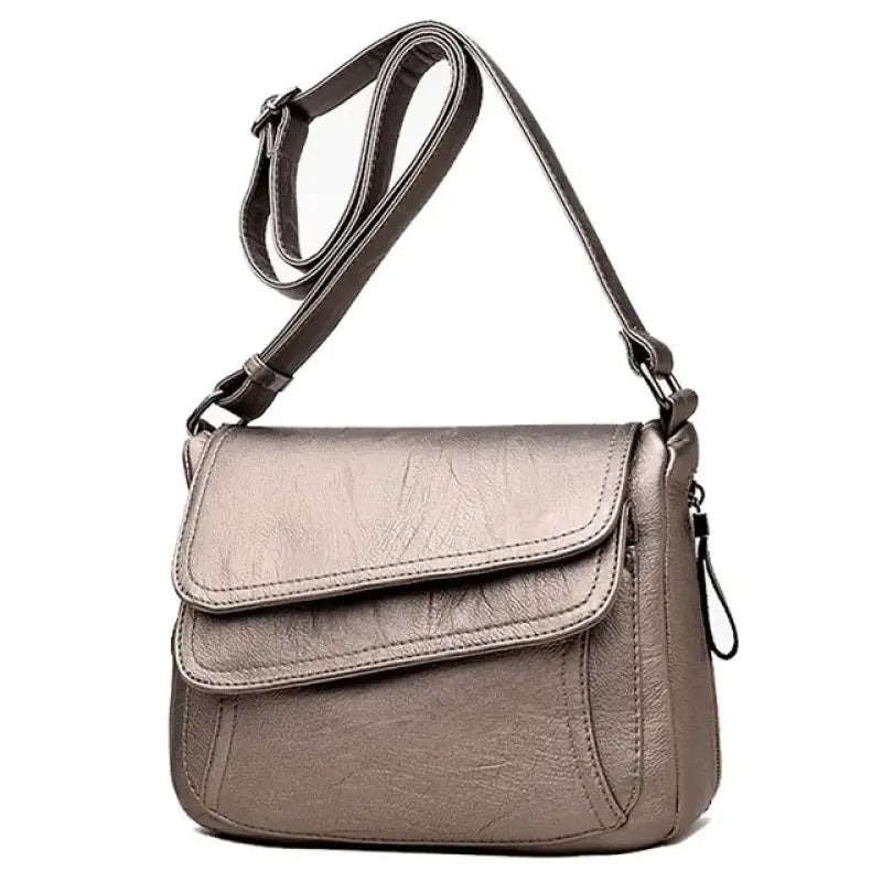 Bolsa Transversal Feminina Couro