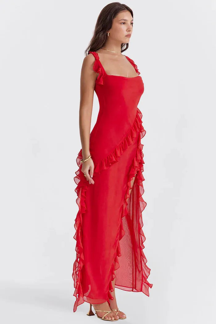 Vestido Longo Split - Lindele Exclusive