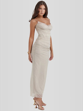 Vestido Longo Slim - Lindele Exclusive