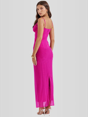 Vestido Longo Slim - Lindele Exclusive