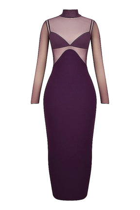 Vestido Longo Para Festas Roxo - Lindele Exclusive