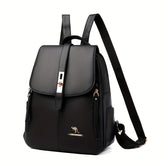 Mochila Feminina de Couro com Fivela - Sophie