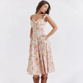 Vestido Midi  Estilo corset - Lindele Exclusive
