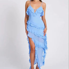 Vestido longo fluído - Lindele Exclusive