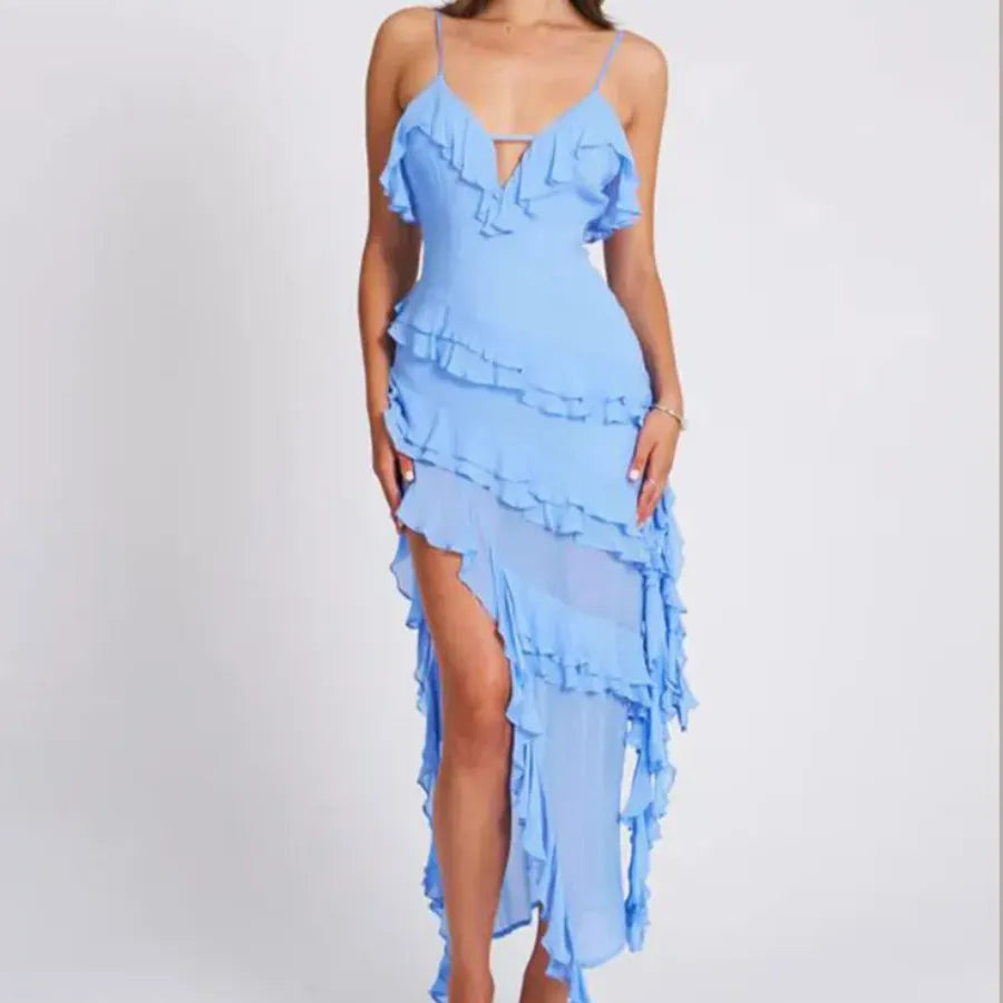Vestido longo fluído - Lindele Exclusive