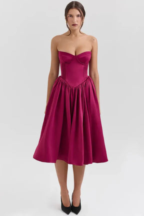 Vestido Midi Bailarina - Lindele Exclusive