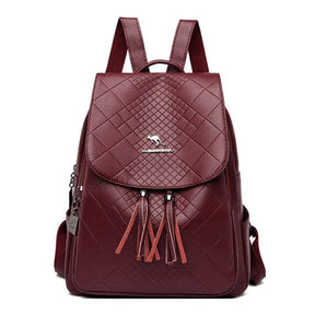 Mochila Feminina de Couro Dina