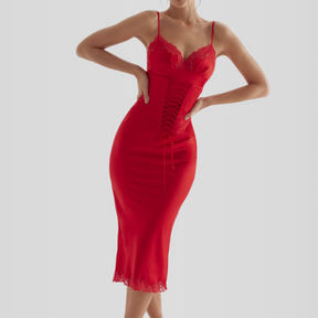 Vestido Longo Espartilho - Lindele Exclusive