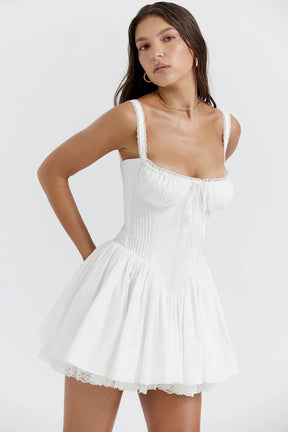 Vestido Curto de Algodão - Lindele Exclusive
