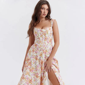 Vestido Midi  Estilo corset - Lindele Exclusive