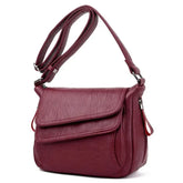 Bolsa Transversal Feminina Couro