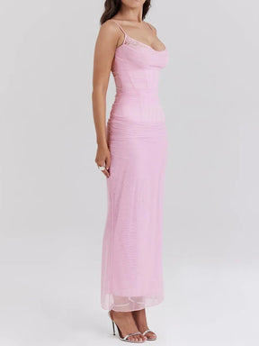 Vestido Longo Slim - Lindele Exclusive
