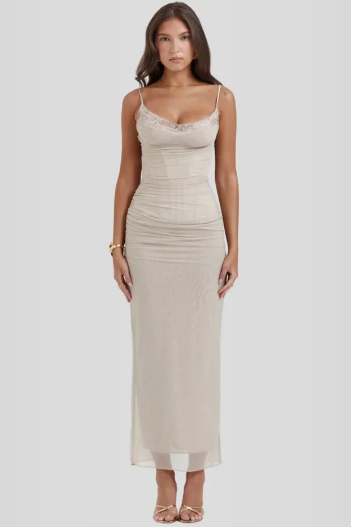 Vestido Longo Slim - Lindele Exclusive