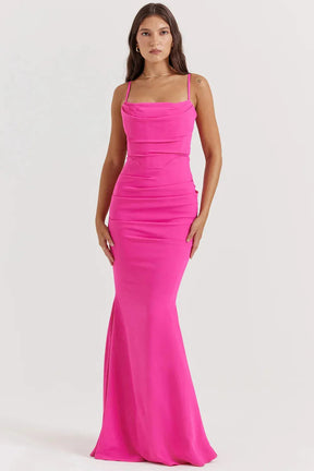 Vestido Longo Vinho - Lindele Exclusive