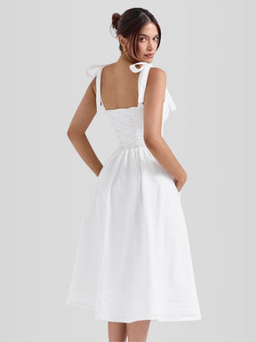 Vestido  Corpete com barbatanas - Lindele Exclusive