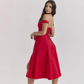 Vestido Midi  Estilo corset - Lindele Exclusive