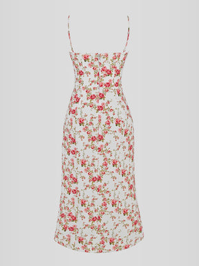 Vestido Midi Floral - Lindele Exclusive