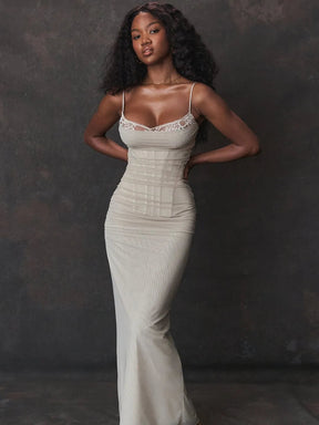 Vestido Longo Slim - Lindele Exclusive