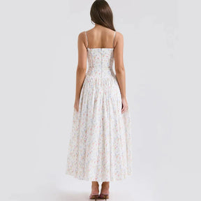 Vestido Midi Floral - Lindele Exclusive