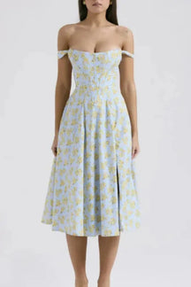 Vestido Midi  Estilo corset - Lindele Exclusive