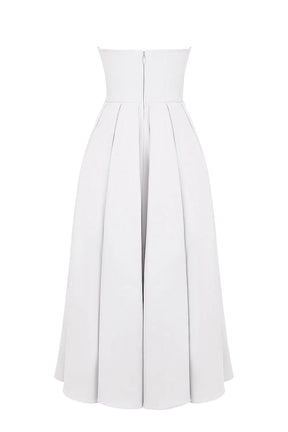 Vestido Feminino  Midi Sem Alça - Lindele Exclusive