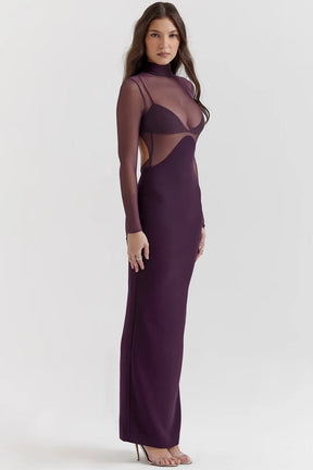 Vestido Longo Para Festas Roxo - Lindele Exclusive