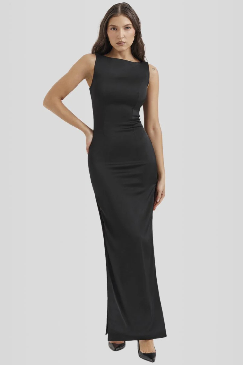 Vestido Longo Preto - Lindele Exclusive