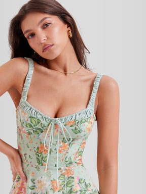 Vestido Bustier Midi - Modelador - Lindele Exclusive