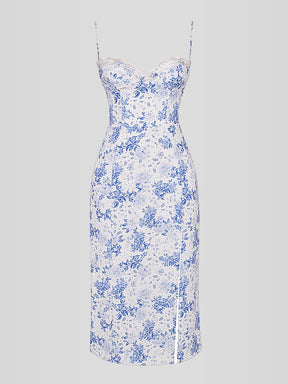 Vestido Midi Floral - Lindele Exclusive