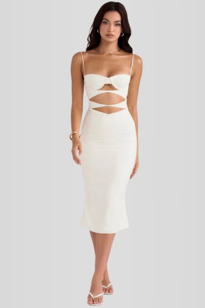 Vestido Midi Modelador - Lindele Exclusive