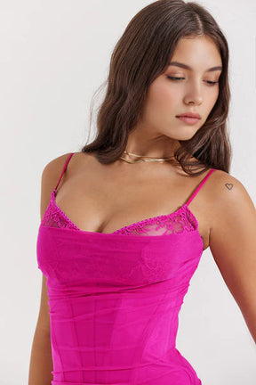Vestido Longo Com Renda - Lindele Exclusive