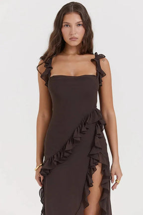 Vestido Longo Split - Lindele Exclusive