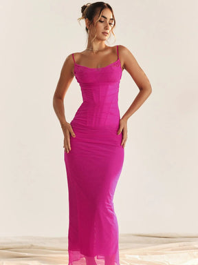 Vestido Longo Slim - Lindele Exclusive
