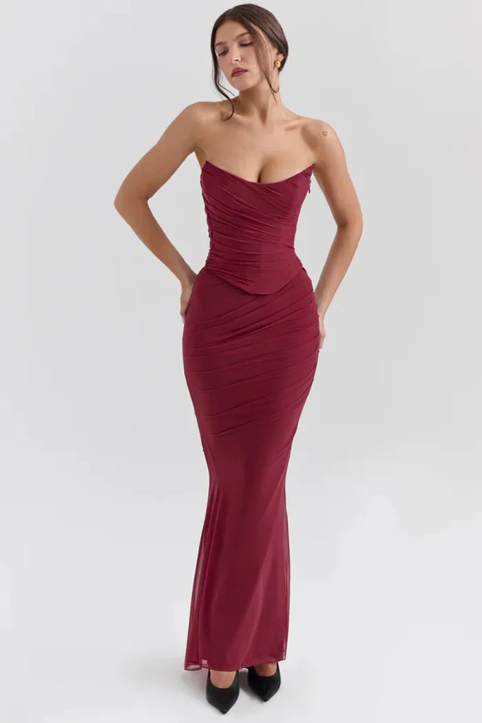Vestido Maxi Espartilho - Lindele Exclusive