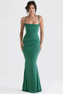 Vestido Longo Vinho - Lindele Exclusive