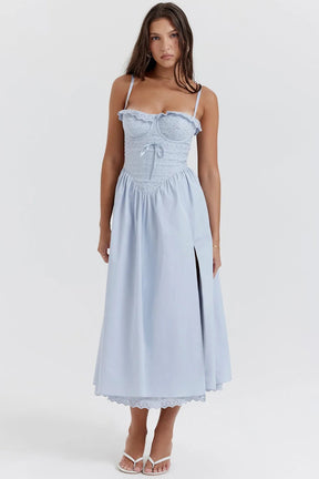 Vestido Midi Bordado - Lindele Exclusive