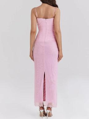 Vestido Longo Slim - Lindele Exclusive