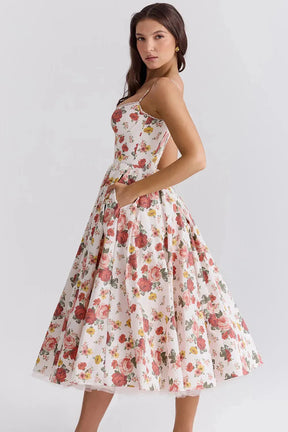 Vestido Midi Modelador Com Forro em Tule - Lindele Exclusive