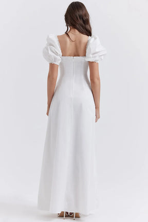 Vestido Longo Com Algodão - Lindele Exclusive