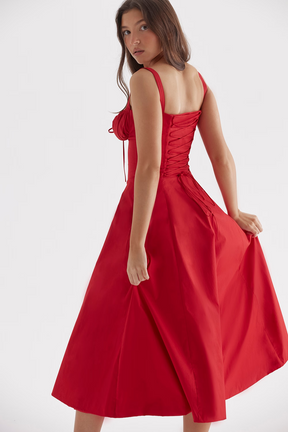 Vestido Midi Charlotte - Lindele Exclusive