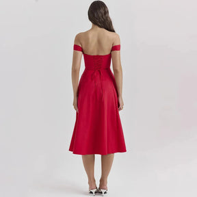 Vestido Midi  Estilo corset - Lindele Exclusive